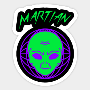 Martian Sticker